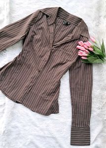 Zara Y2k Fitted Shirt