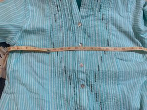 Women’s Blue Shirt Kurta
