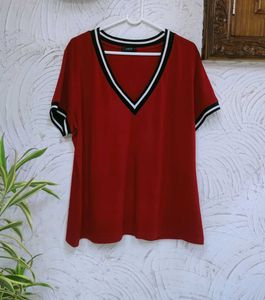 Shein Smart V-neck T-shirt for Women