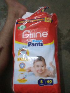 Nine Diaper Pants - Size S (40 Count)