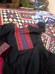 Elegant Black Kurta Set xl.size