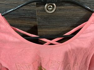 Pink Athletic Vibes Tee