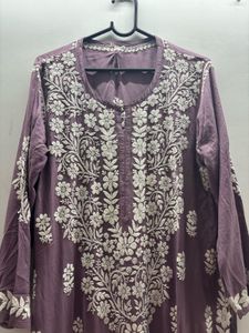 Pure Lucknowi Kurta.