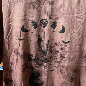 Pink Tie-Dye Graphic T-Shirt