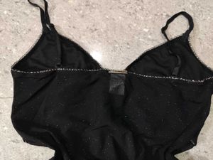 Vive Maria Black Gothic Mesh Top
