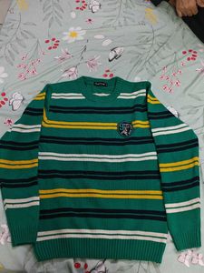 Striped Knit Sweater