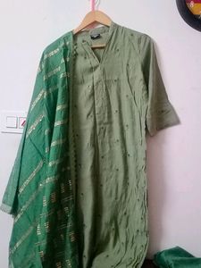 Beautiful Green Kurta Set