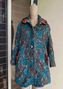 Rose Design Vintage Coat