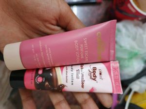 mCaffeine Sweet Escape Lotion &amp; plum body lotio