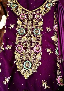 Heavy Work Party Wear Dress Material