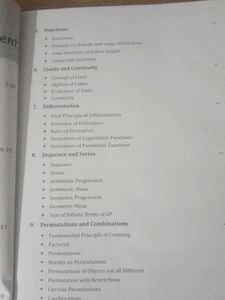 Applied Maths Class 11 PW Book