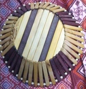 Wooden Fruit Basket,  Or Home Decor