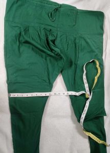 Dark Green Woven Pure South Cotton Kurta Set