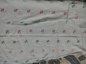 White Printed kurta