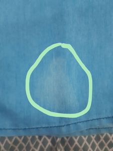Denim Embroidery Kurta