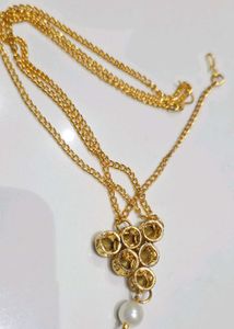 American Diamond And Pearl Maangtika