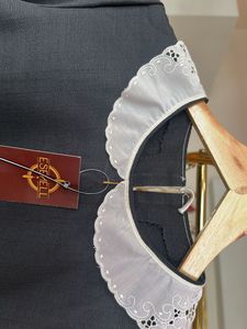 Korean Crop Top with Lace Collar