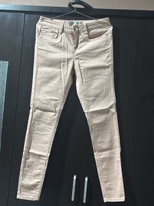 Peach/Light pink Skinny Jeans