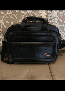 Black Leather Briefcase