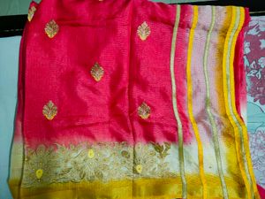 Embroidery Saree