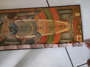 Beautiful Shreenathji wooden Frame..