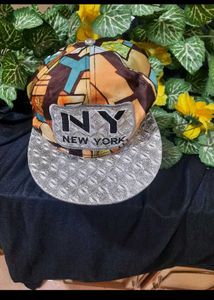 NY Graphic Print Baseball Cap