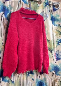 Marled Cropped Hoodie