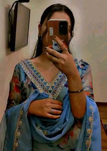 Organza Kurta Set