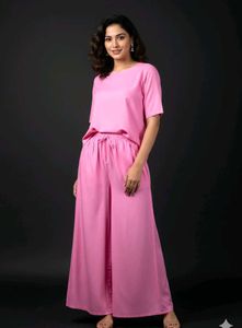 Pink XXL women palazzo