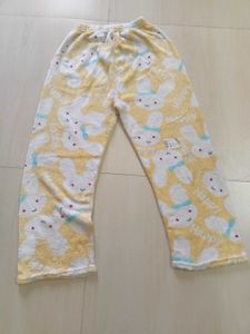 Cute Bunny Print Pajama Pants