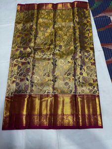 Gold Pure Kanchipuram Silk Sarees