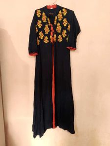 Layered embroidery gown ( Women's)