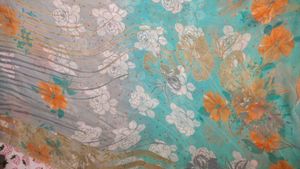 Floral Design Saree