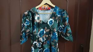 Dark Green Mosaic Dress