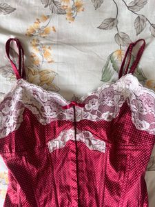 POLKA DOT CORSET TOP