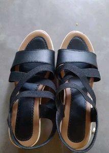 Black Strappy Platform Sandals