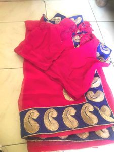 Pink Colour Saree