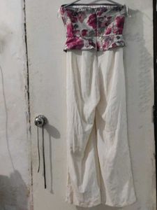 Kazo Tube Floral Jumpsuit
