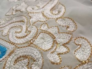 Embroidered Kali Two Color SAREE
