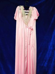 Pink Satin Lace Lingerie