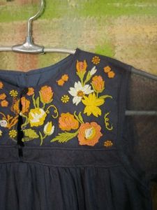 Floral Embroidered Dress