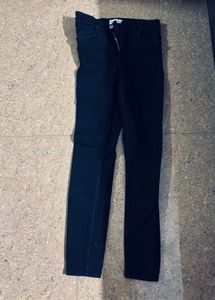 Dark Black Jeans 26-28 Waist