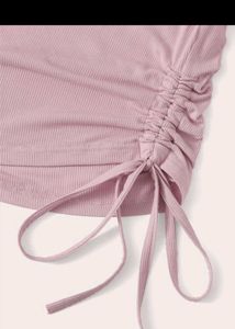 Drawstring Runched Top
