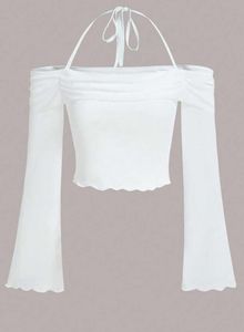 White Off-Shoulder Top