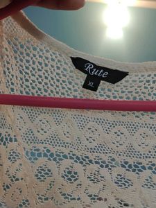 Crochet Shrug with Flared Sleeves