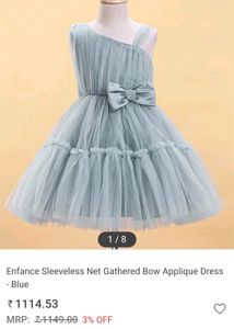 Clearance Sale !Enfance Net Gathered Dress