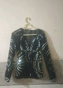 Y2k Sequin Short Kurti