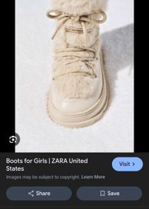 Zara Faux Fur Ankle Boots