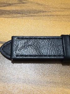 Black Leather Watch Strap