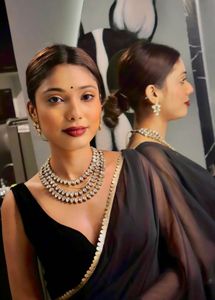 Elegant Black Saree